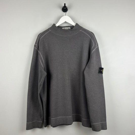 90s Stone Island Knit Jumper (XL)