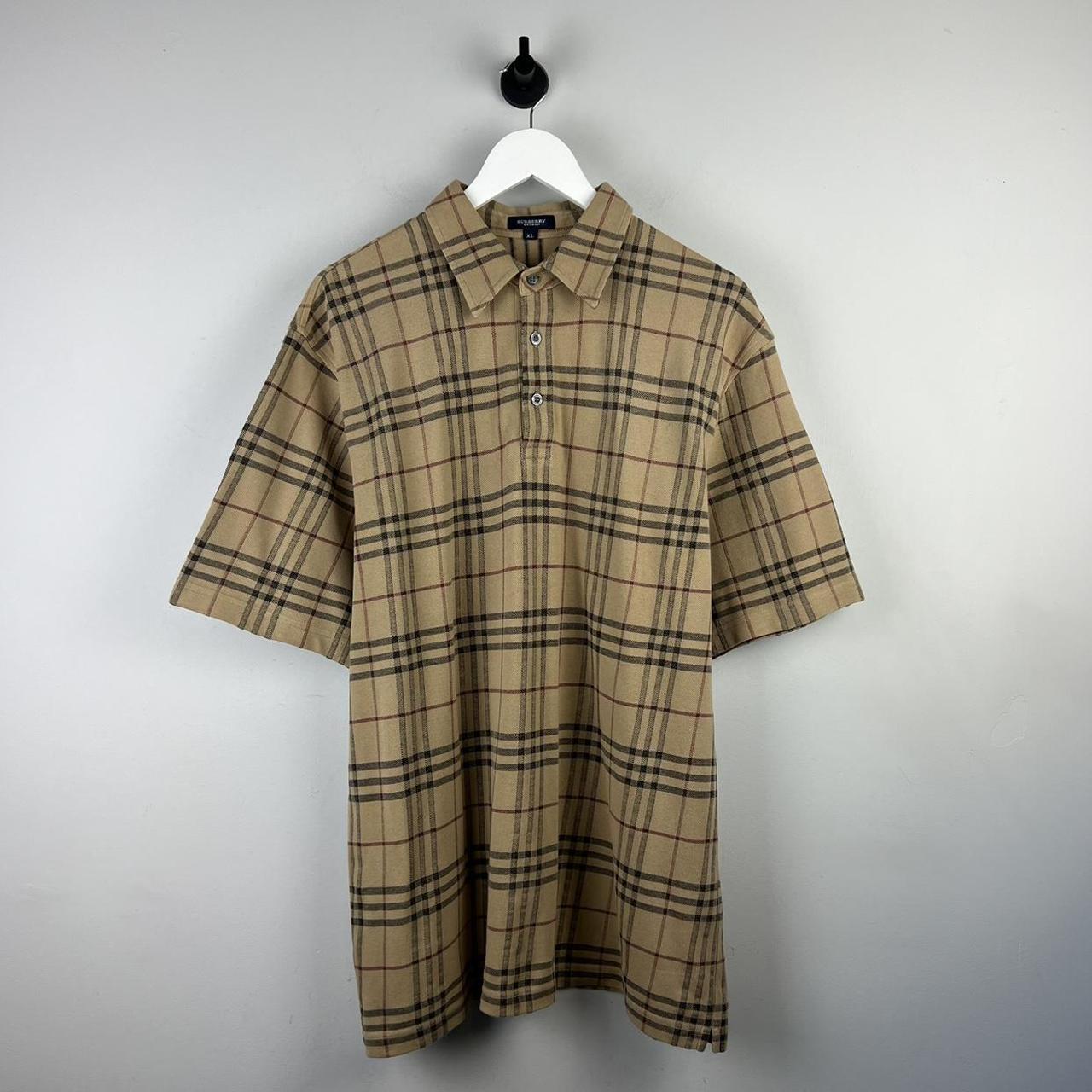 Burberry shirt xl deals