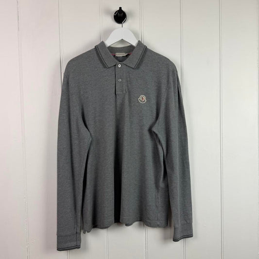 Moncler Long Sleeve Polo Shirt (L)