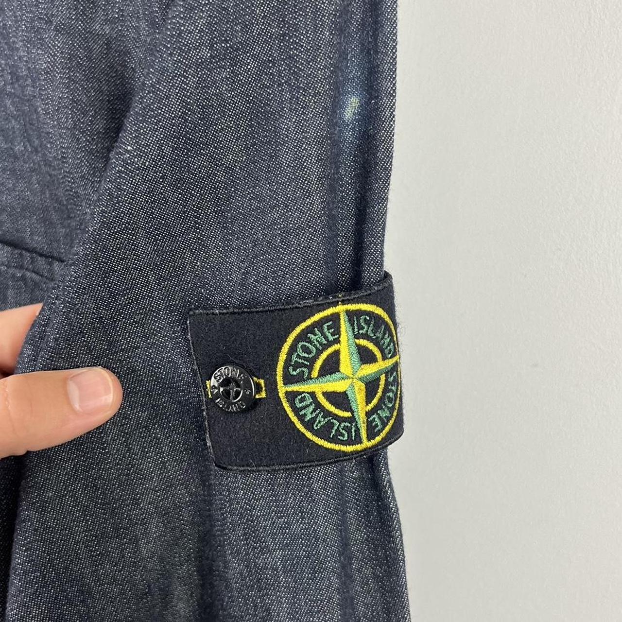 Stone Island Denim Zip Shirt (L)