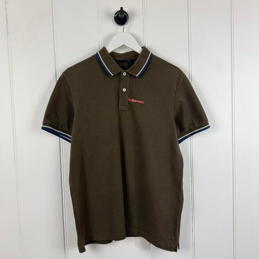 Prada Sport Logo Polo Shirt (XL)