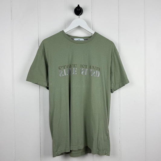 Stone Island Reflective Logo T-shirt (L)