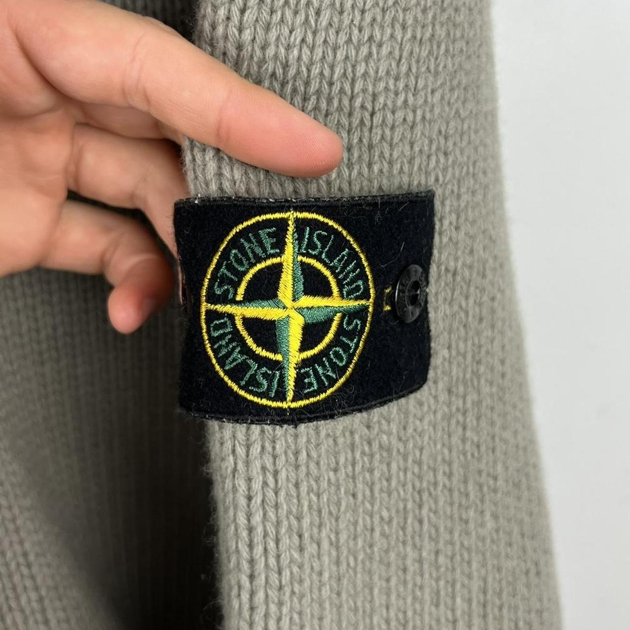 Stone Island Quarter Zip Knit (L)