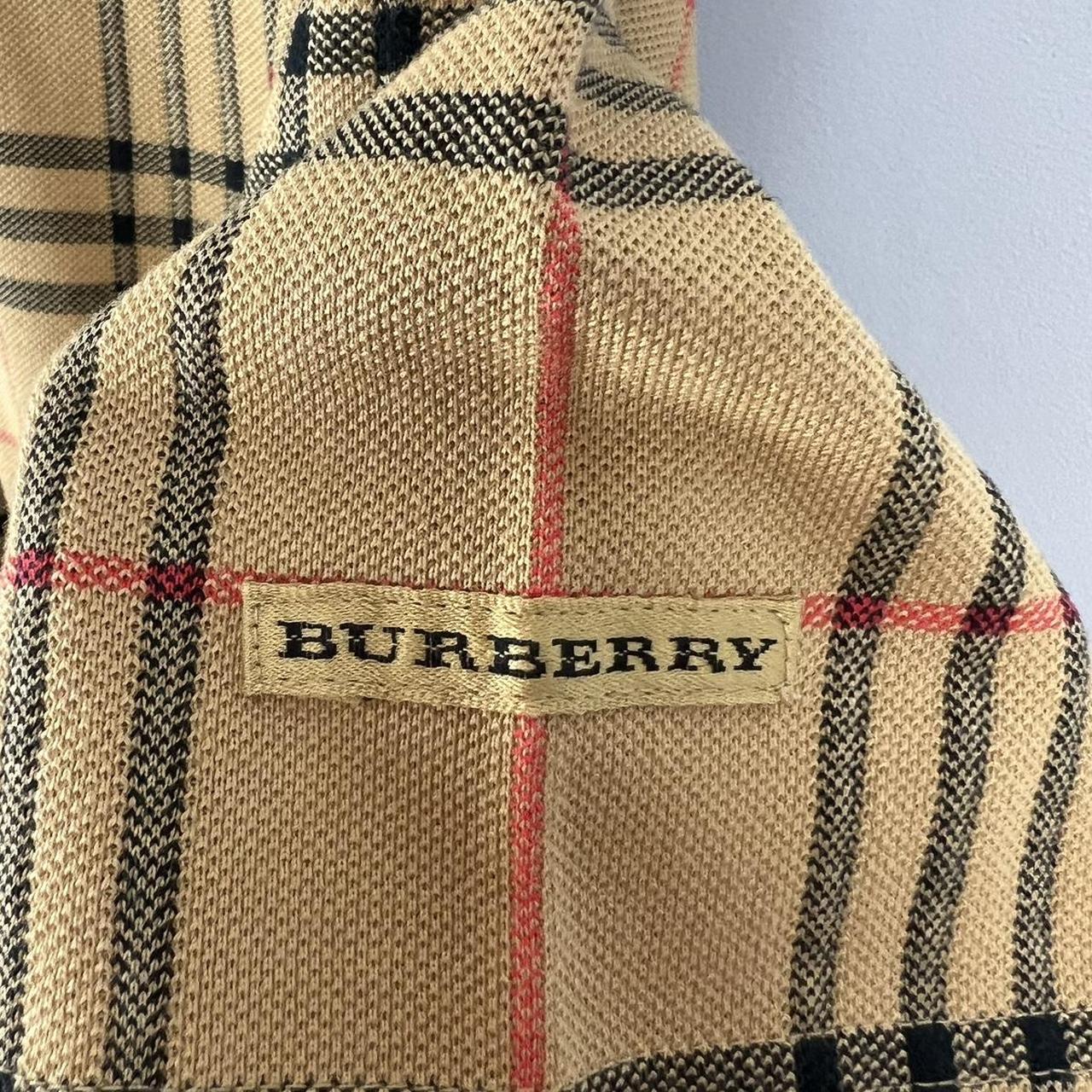 90's Burberry Golf Polo Shirt (L)