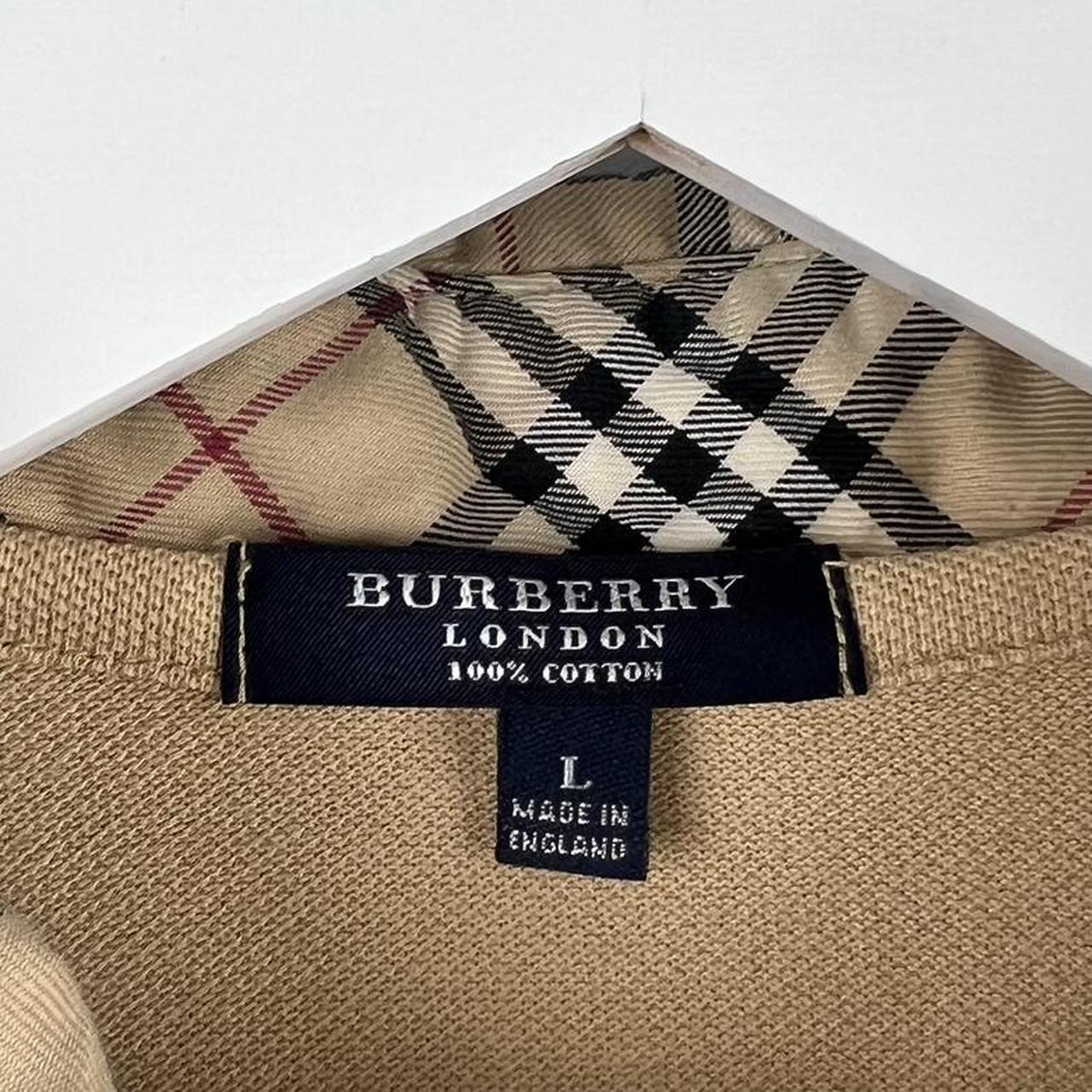 90’s Burberry Nova Check Polo Shirt (M)