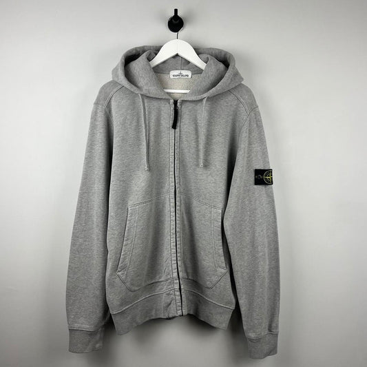 Stone Island Zip Up Hoodie (XL)