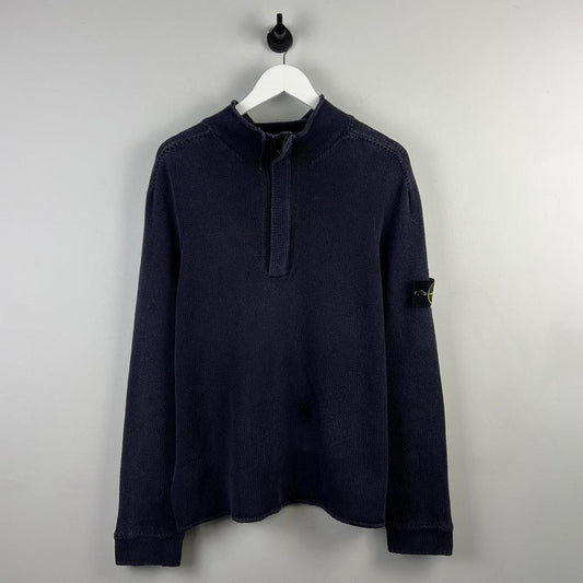 00's Stone Island Knit Q Zip Jumper (M/L)