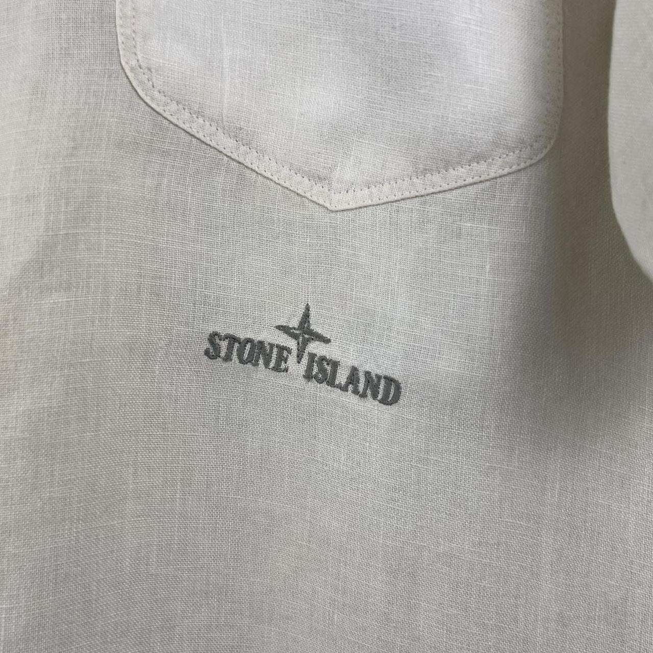 00’s Stone Island Logo Button Shirt SS (L)