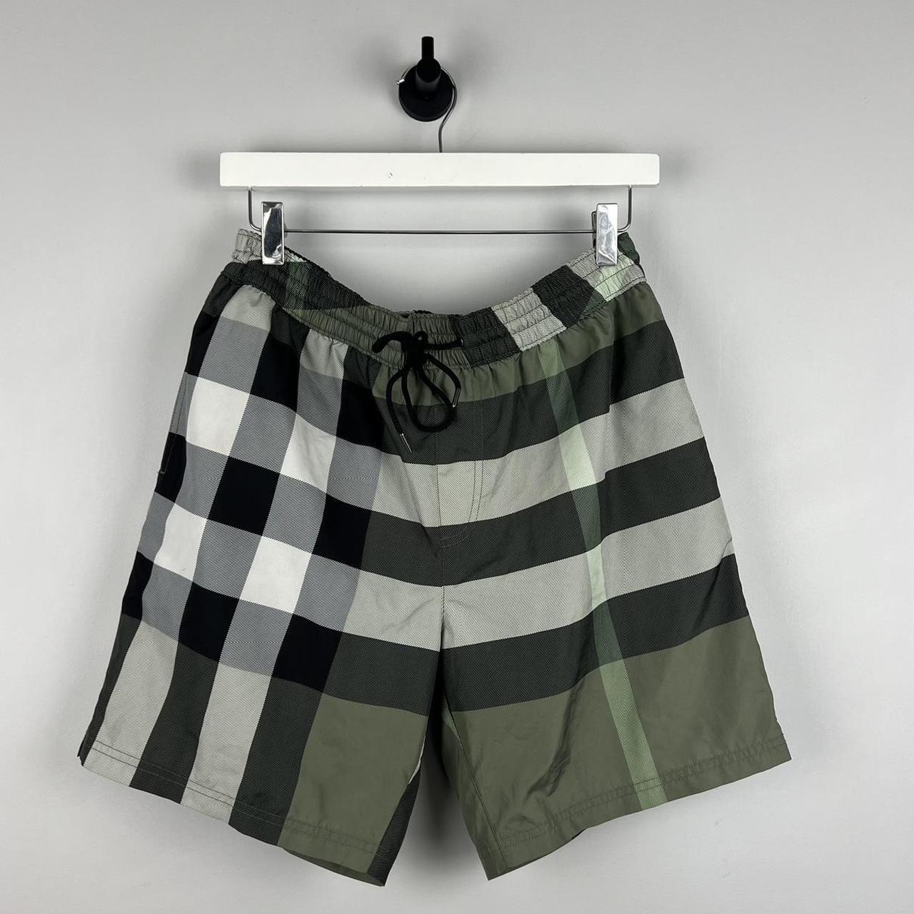 Burberry Green Tartan Swim Shorts (M)