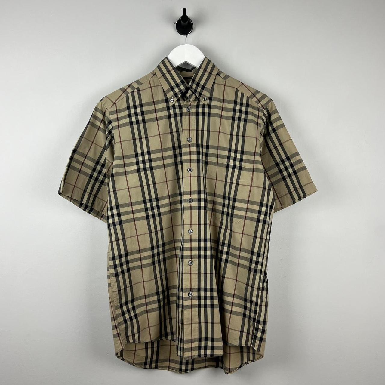 Vintage Burberry Nova Check SS Shirt (S)