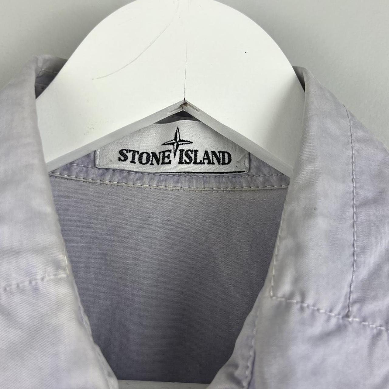 Stone Island Canvas Zip Over Shirt (M)