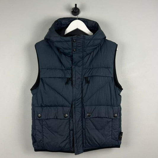 Stone Island Opaque Nylon Tela Padded Gilet (L)