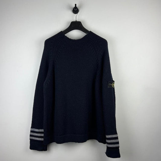 00’s Stone Island Mock Neck Knit Jumper (L)