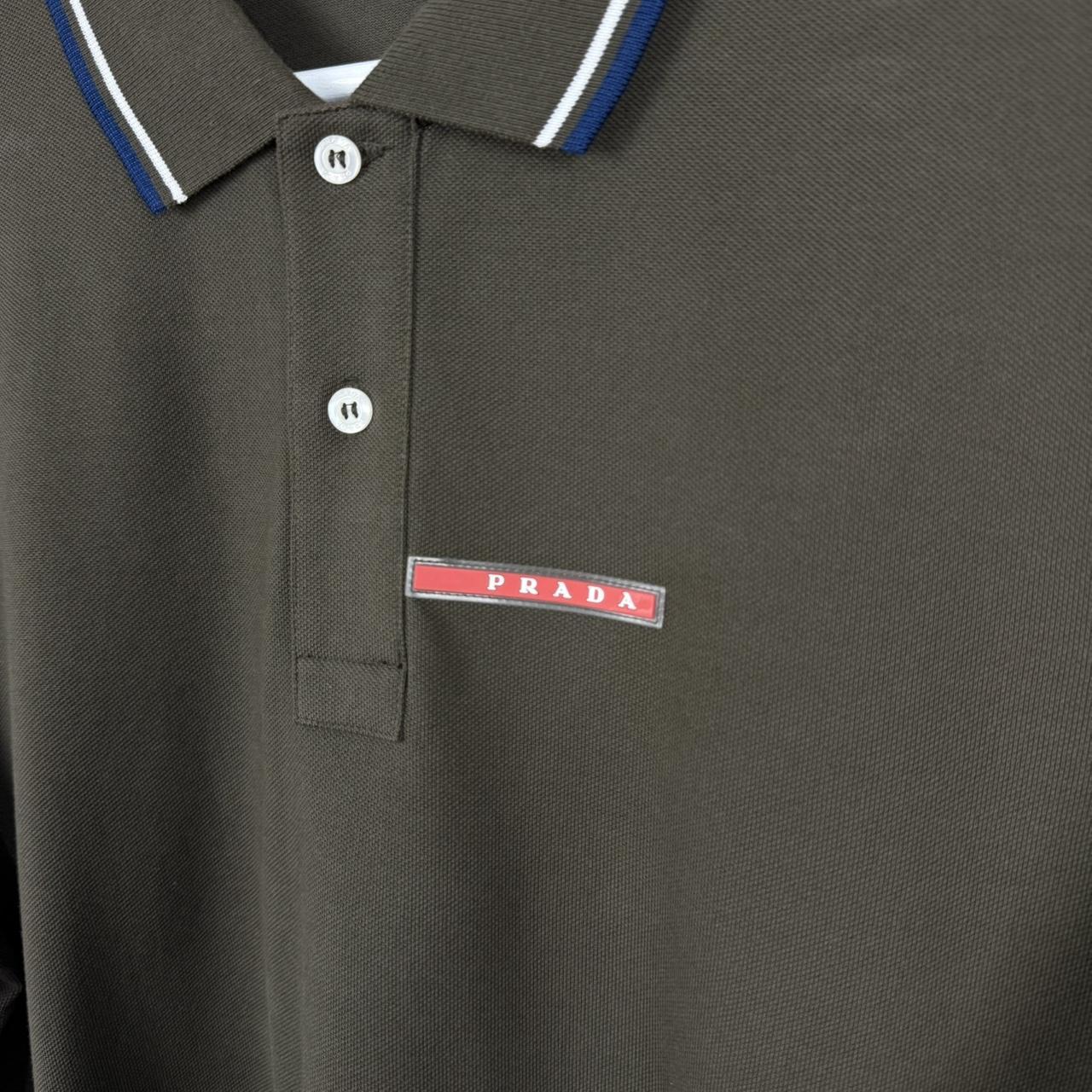 Prada Sport Logo Polo Shirt (XL)