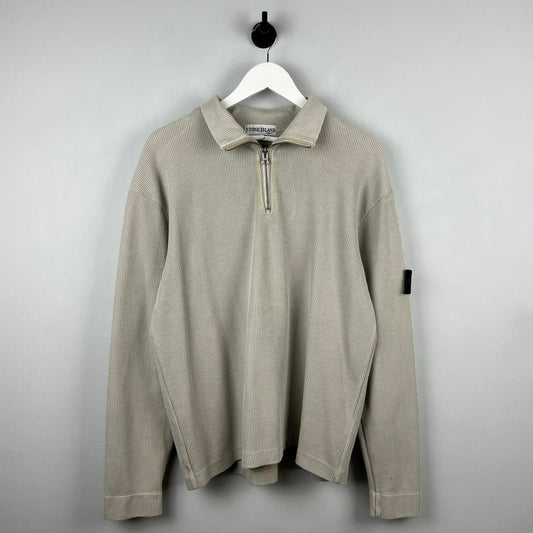 00’s Stone Island Ribbed Quarter Zip (M)