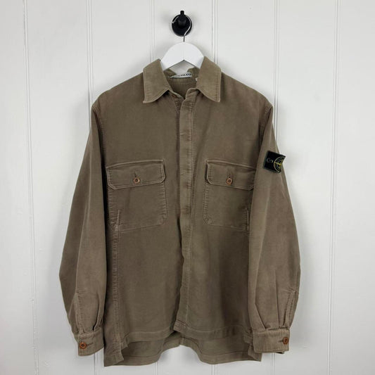 90s Stone Island Moleskin Over Shirt (M)