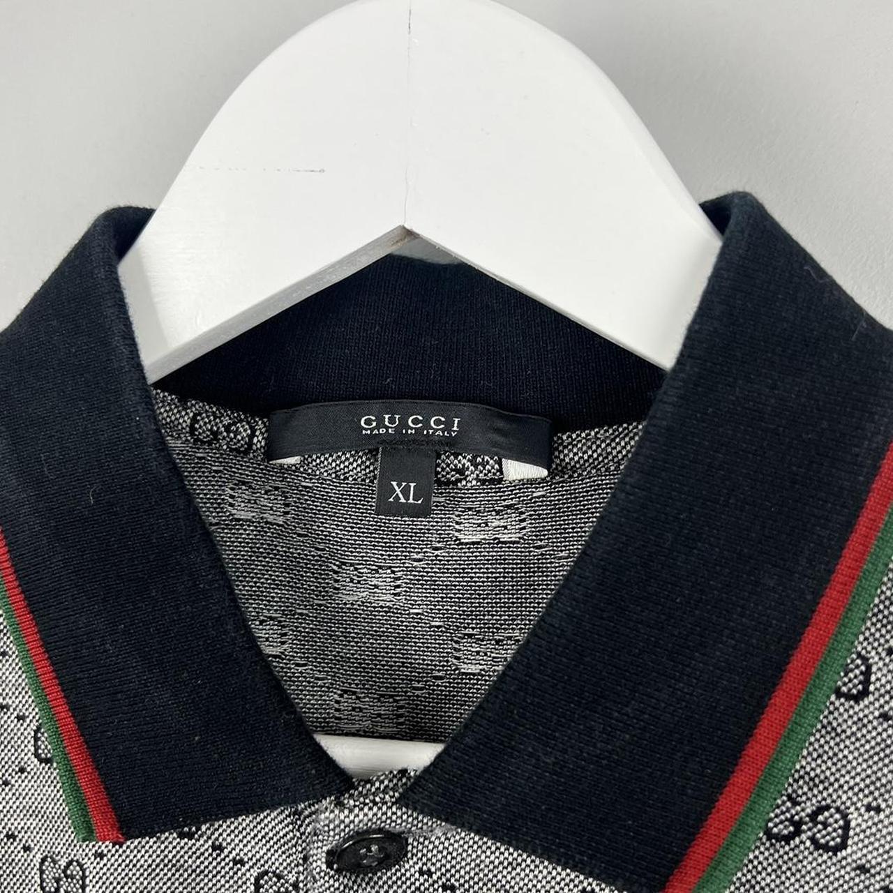 00’s Gucci Monogram Polo Shirt (XL)