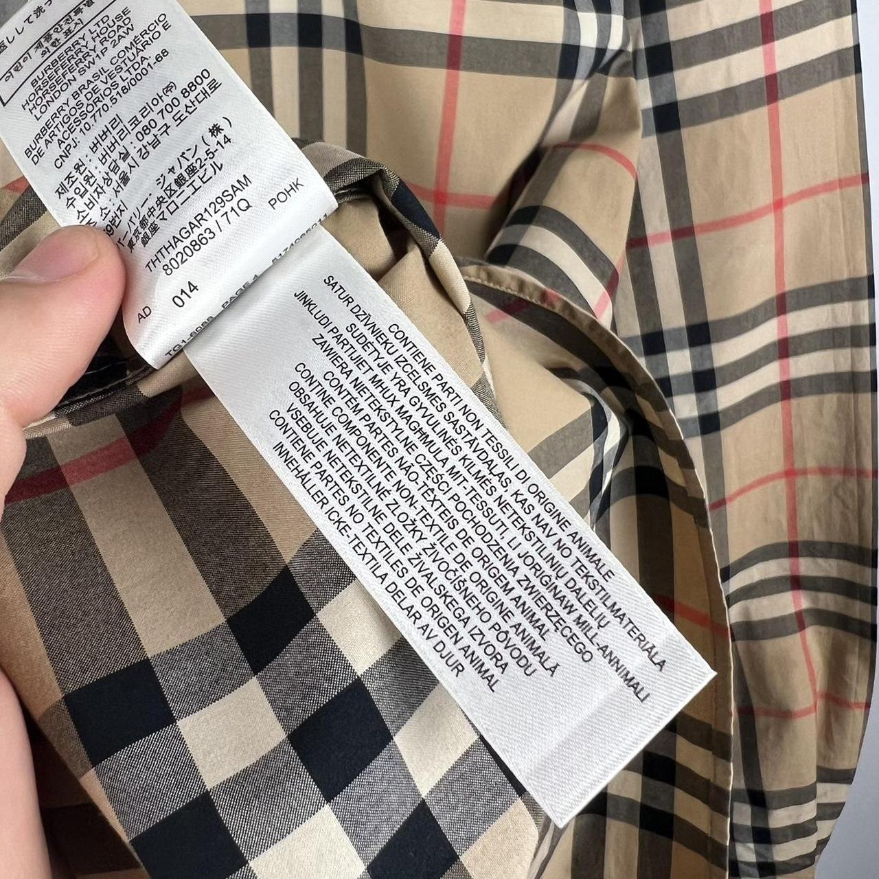 New Season Burberry Nova Check Shirt (L)