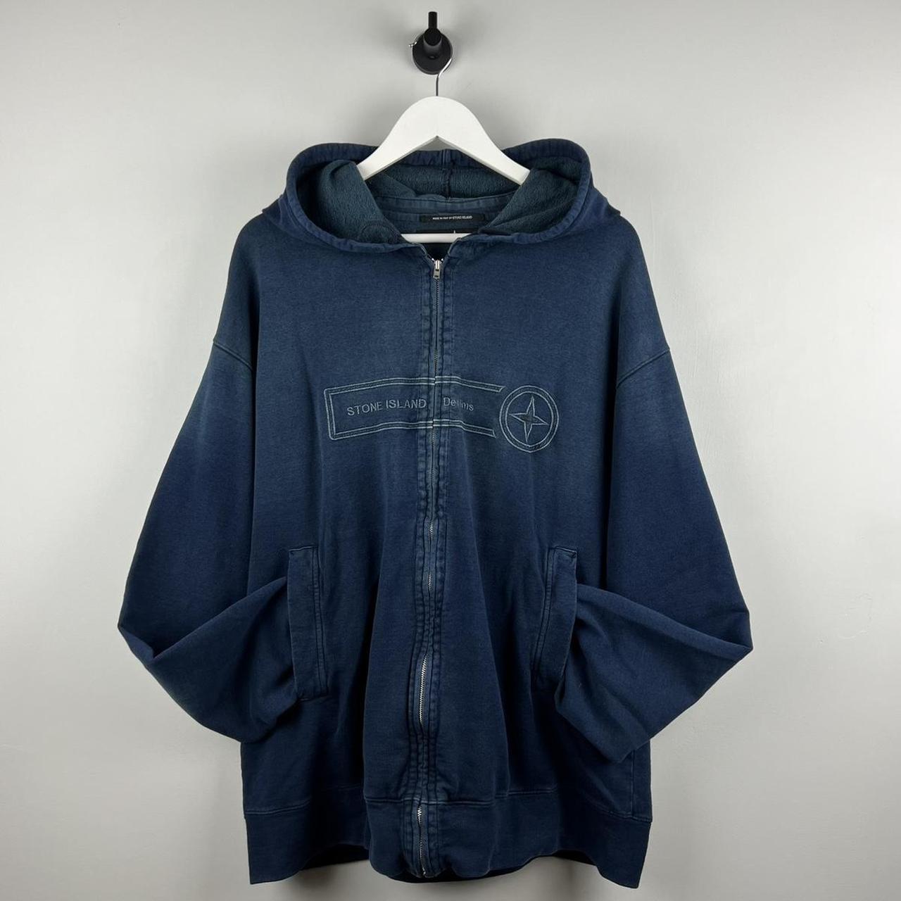 Stone Island Denims Logo Hoodie (XXL)