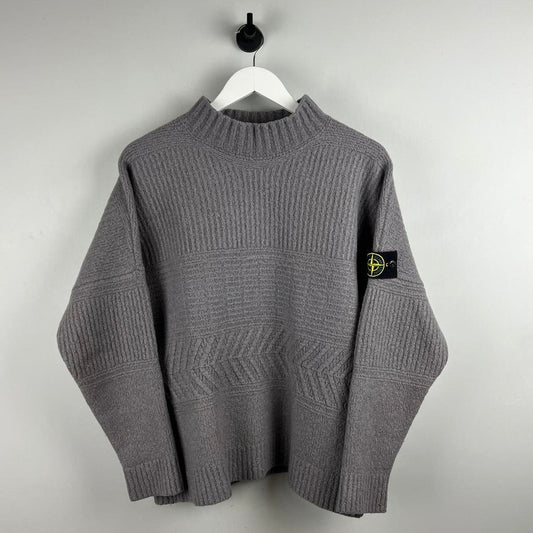 Stone Island Mock Neck Knit Jumper (M)