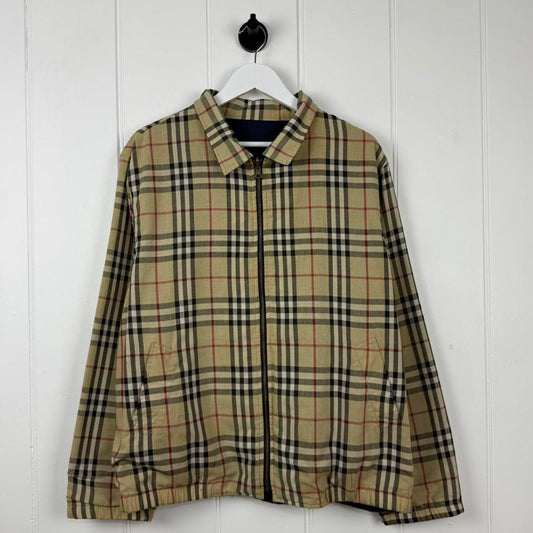 Vintage Burberry Nova Check Reversible Jacket (L)
