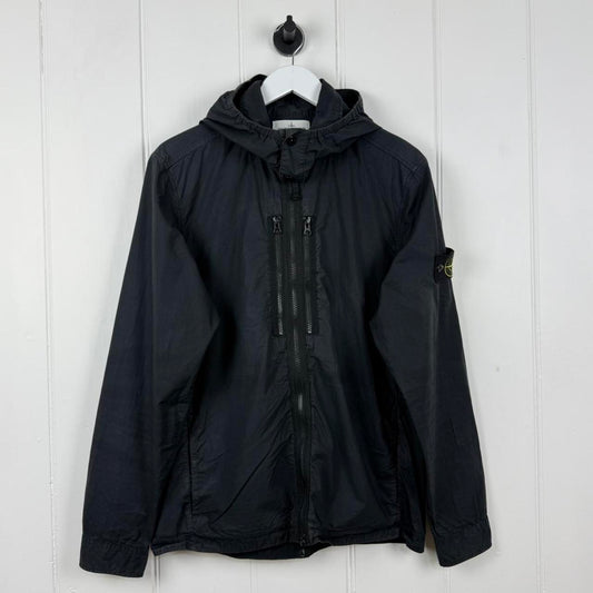 Stone Island Zip Canvas Hooded Jacket (L)