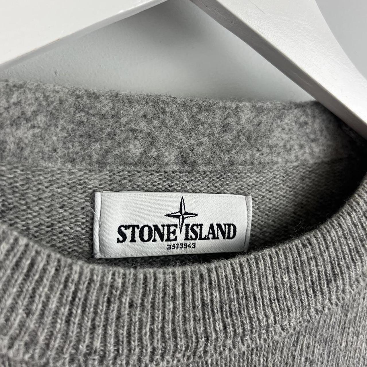 Stone Island Grey Knit Jumper (S)