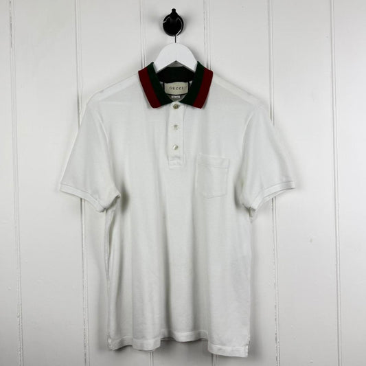 Gucci ‘web’ Polo Shirt (L)