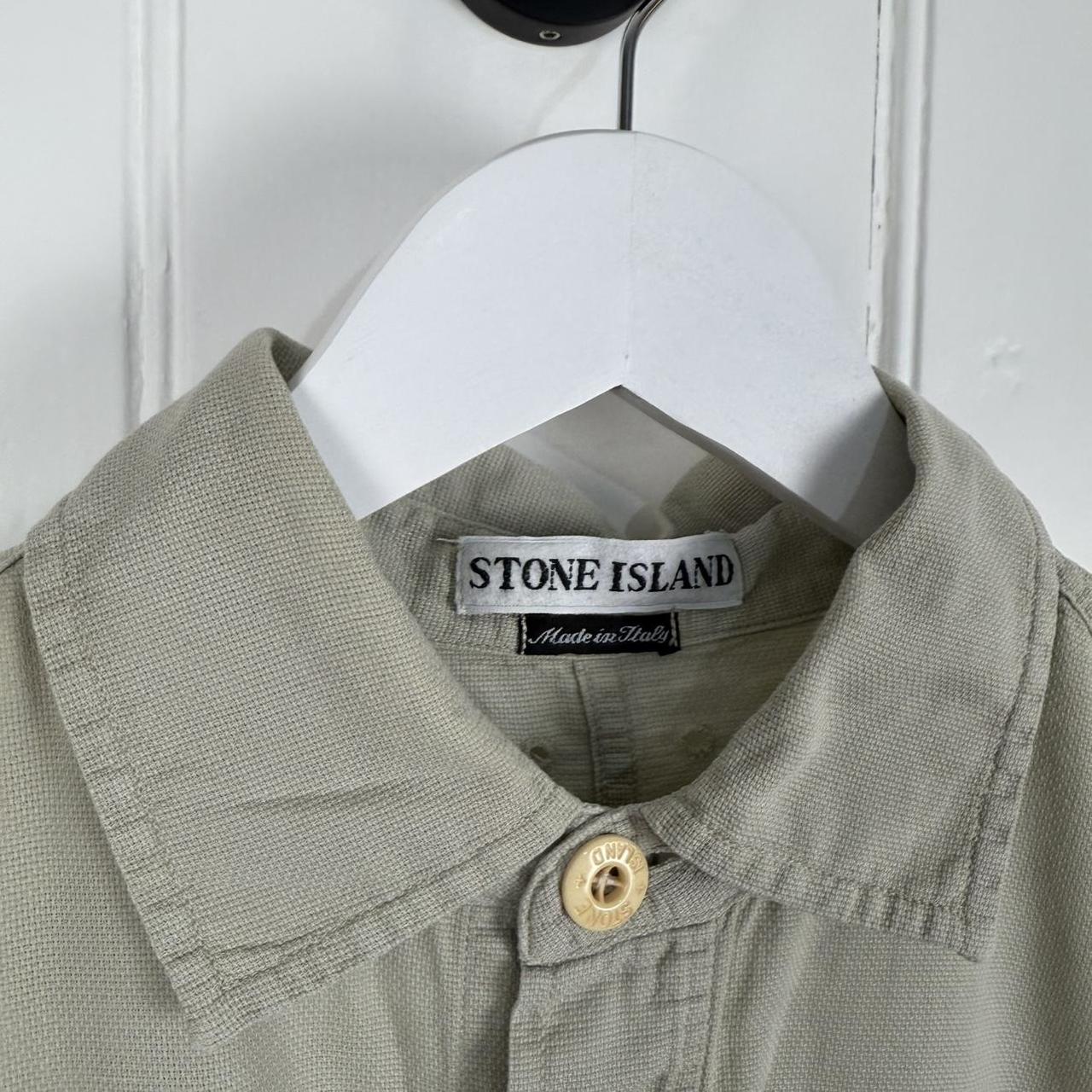 Late 90’s Stone Island Linen Over Shirt (L)