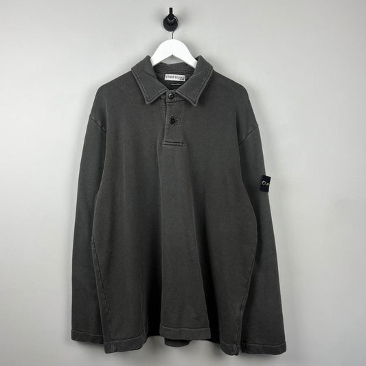 00’s Stone Island Collared Jumper (XXL)
