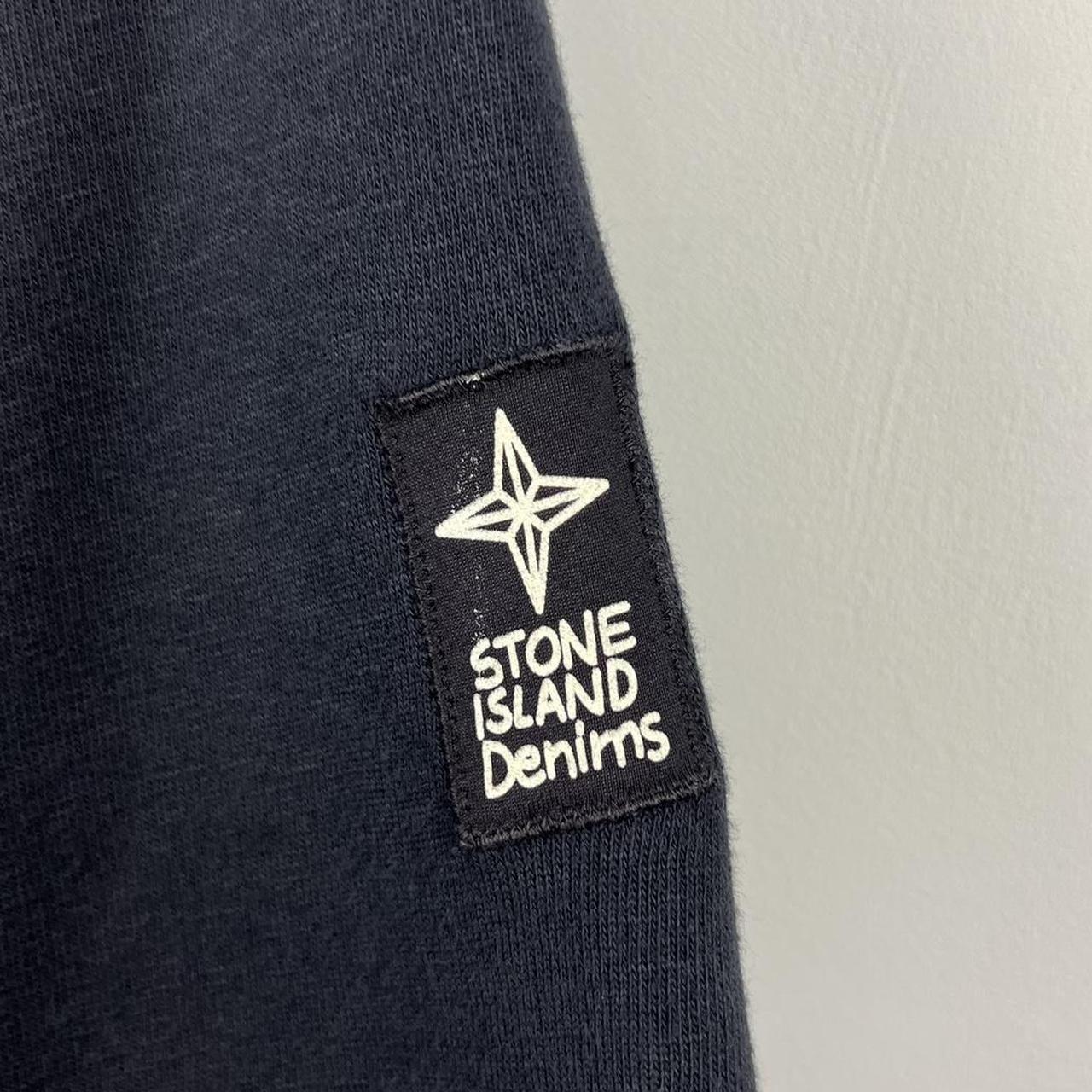 Stone Island Denims Logo Zip Jumper (XXL)