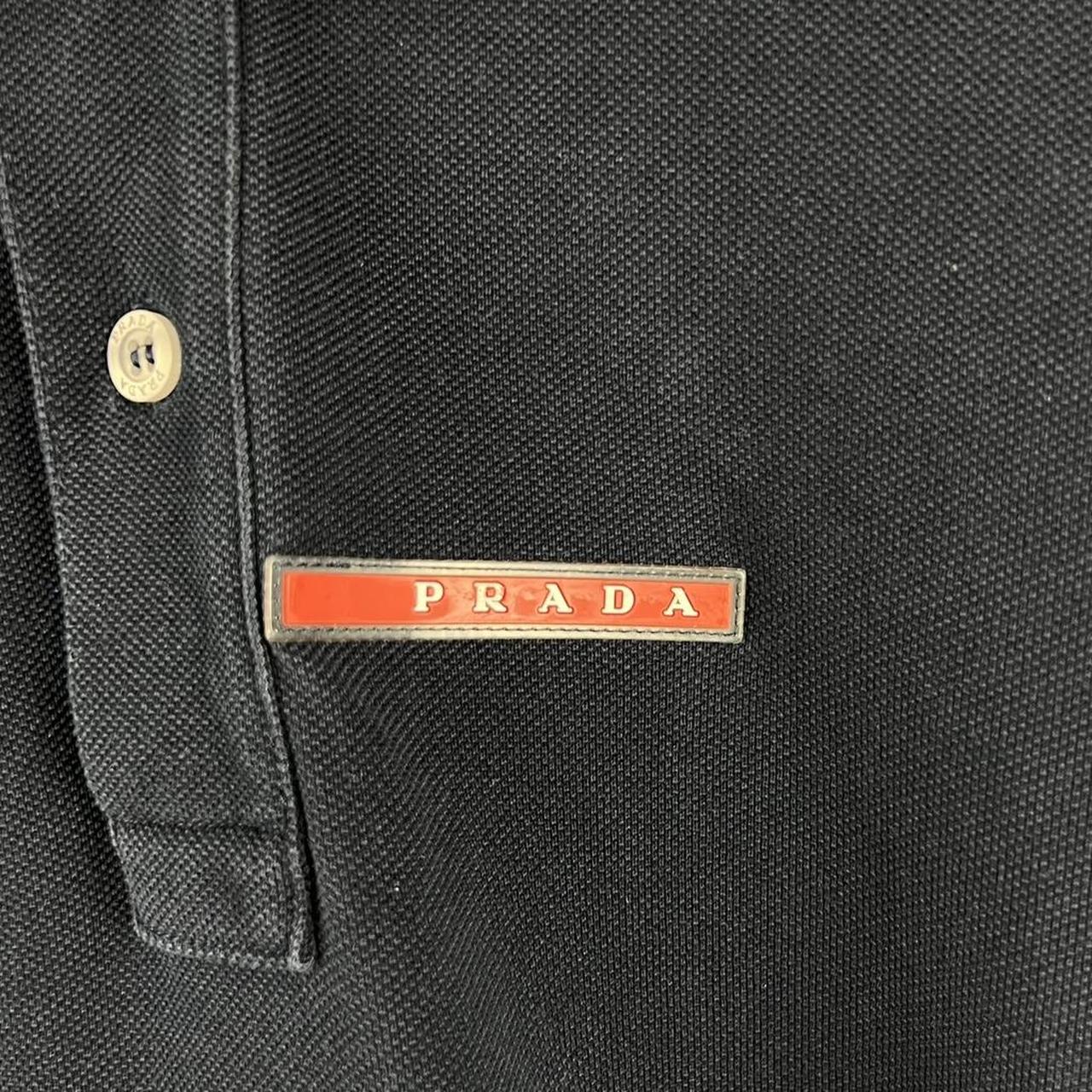 Prada Sport Logo Polo Shirt (L)