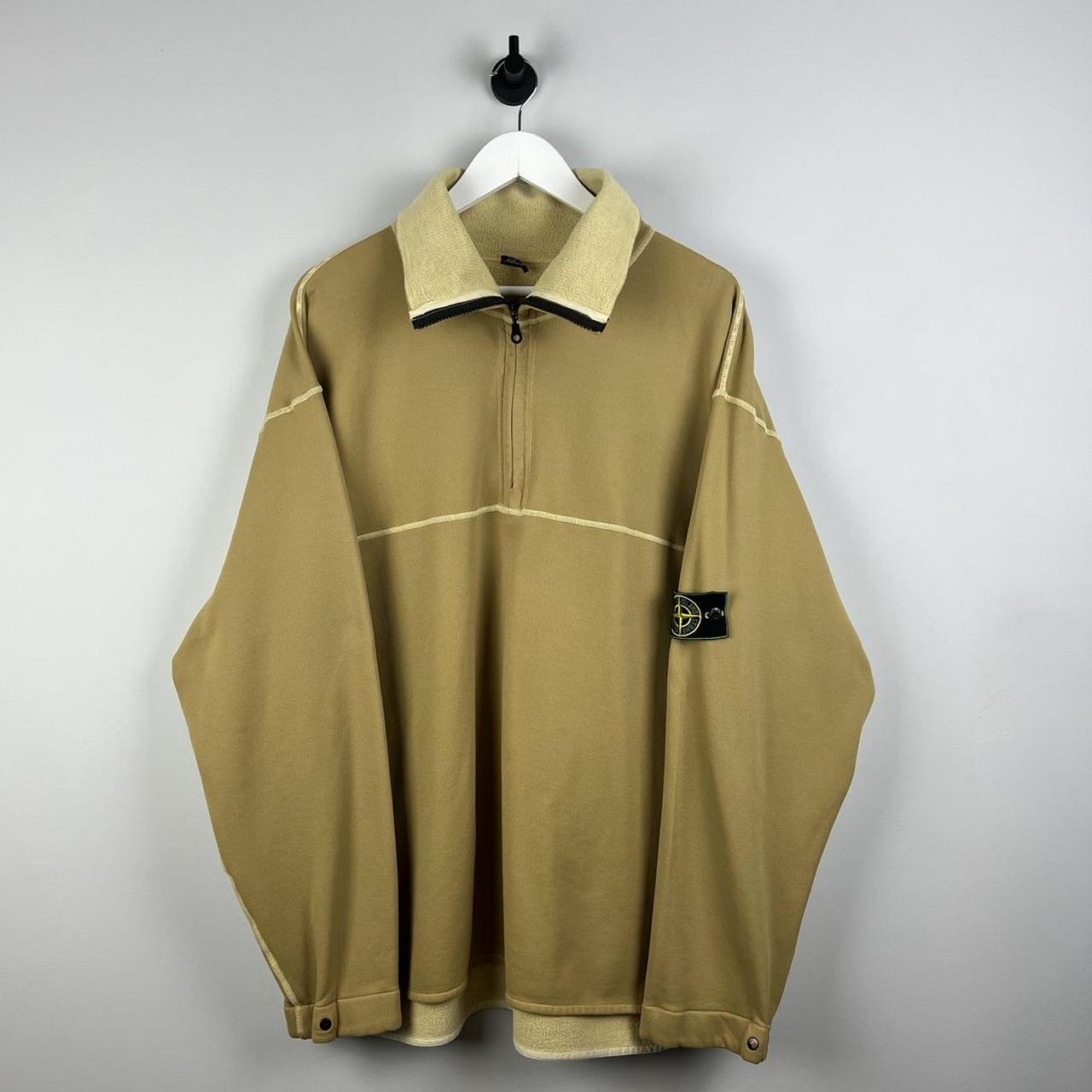 90's Stone Islan Quarter Zip Jumper (XL)