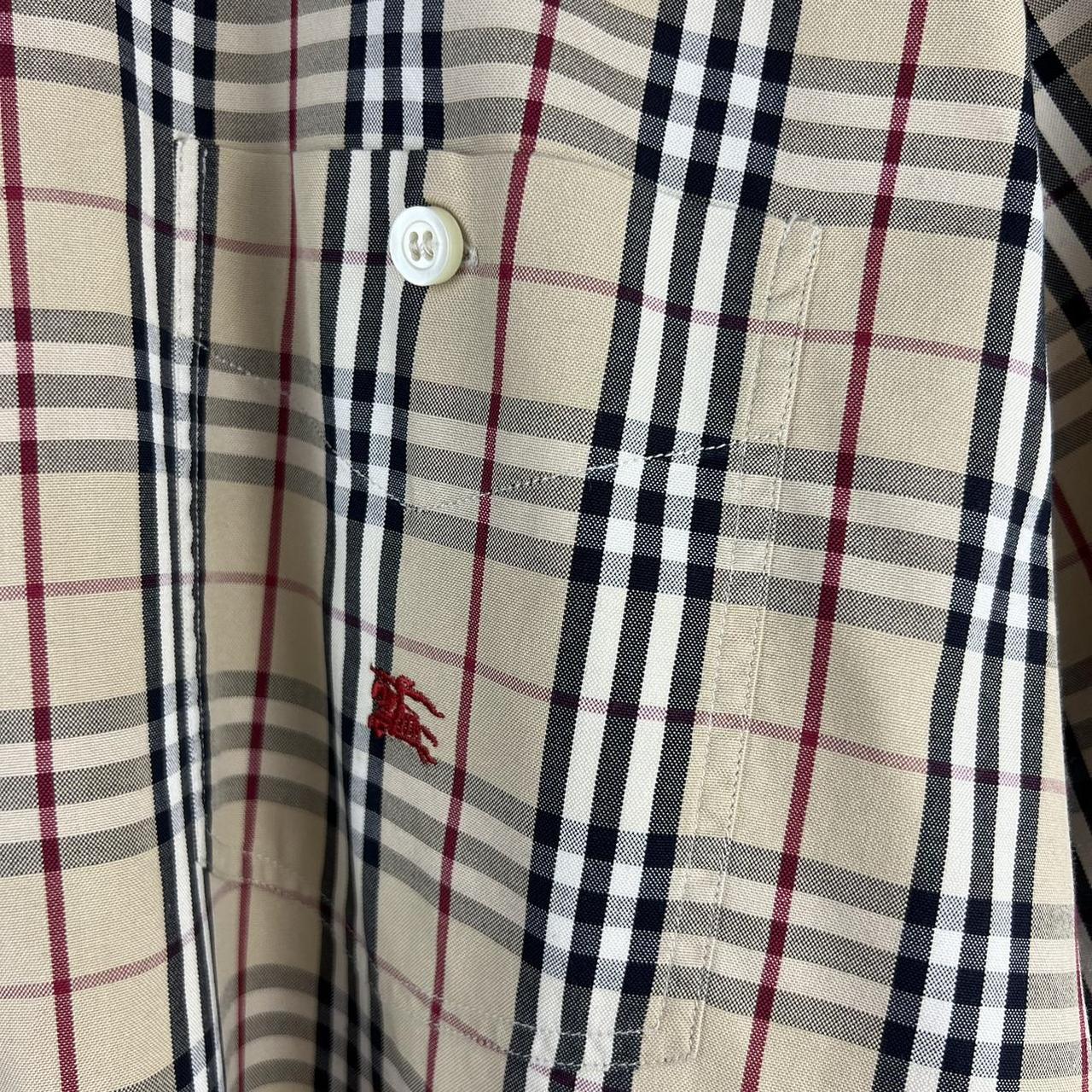 90’s Burberry Nova Check Logo Shirt SS (L/XL)