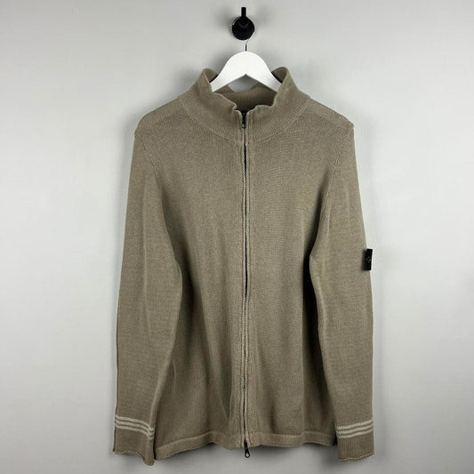 Stone Island Knit Zip Up Jumper (XL)