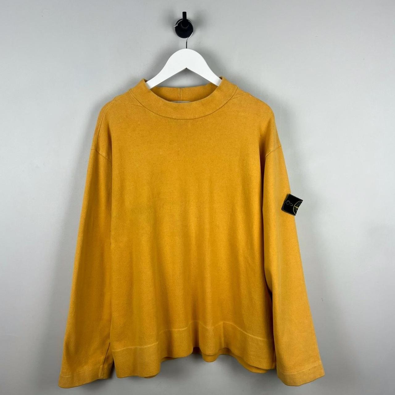 90’s Stone Island Mock Neck Jumper  (XL)