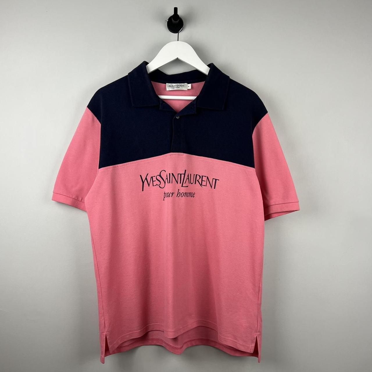 00’s YSL Logo Polo Shirt (XL)