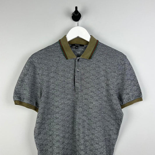 Gucci Monogram Polo Shirt (M/L)