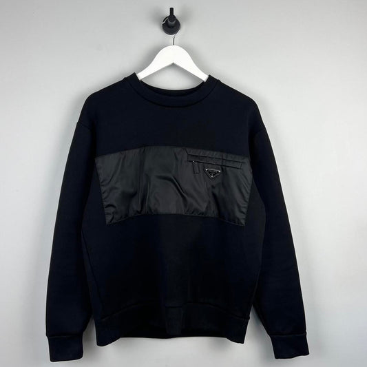Prada Milano Semi Nylon Sweatshirt (M)