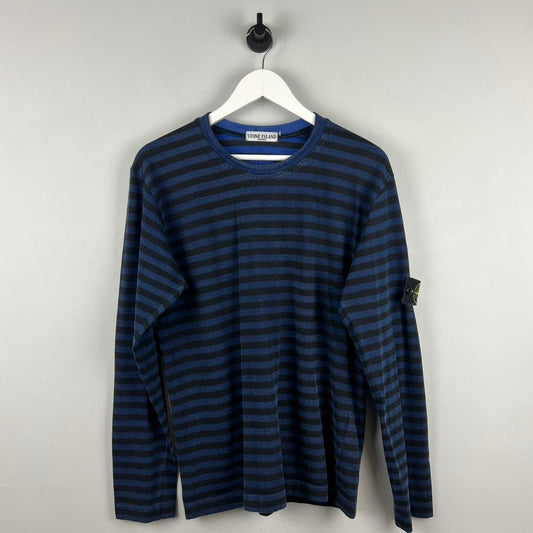 Stone Island Striped LS T-shirt (M)