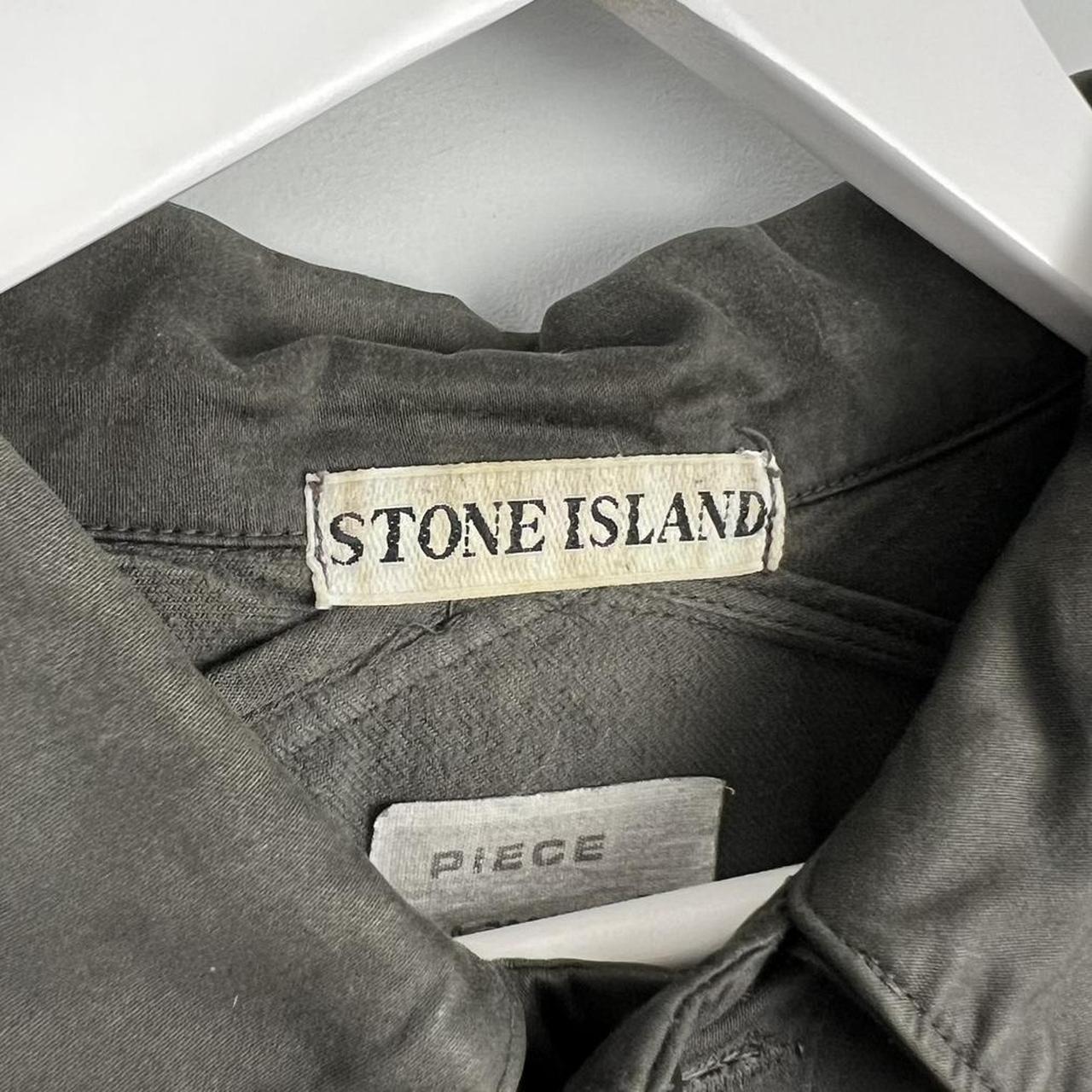 Stone Island Raso Gommato Button Over Shirt (L)