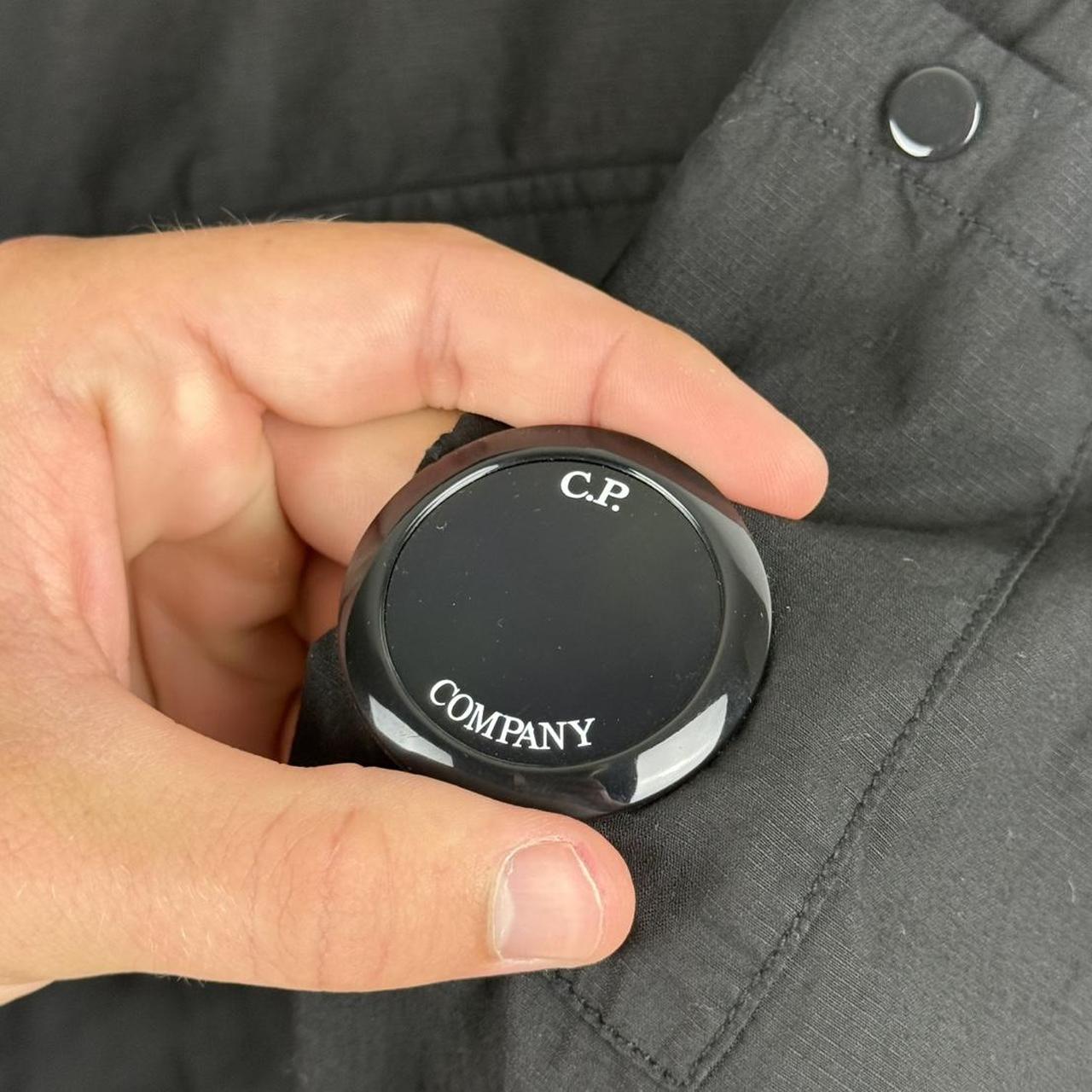 C.P. Company Lens Sleeve Overhead Smock Jacket Black (L)