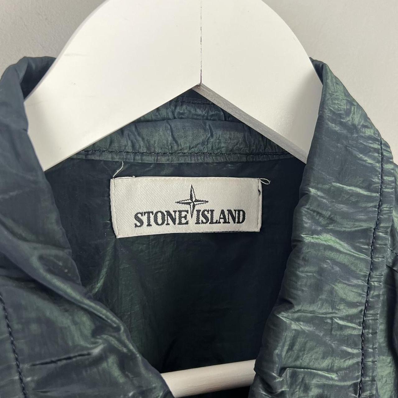 Stone Island Nylon Metal Weft Zip Shirt (XXL)