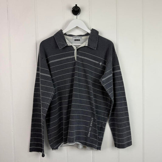 90s Stone Island Polo Shirt (L)