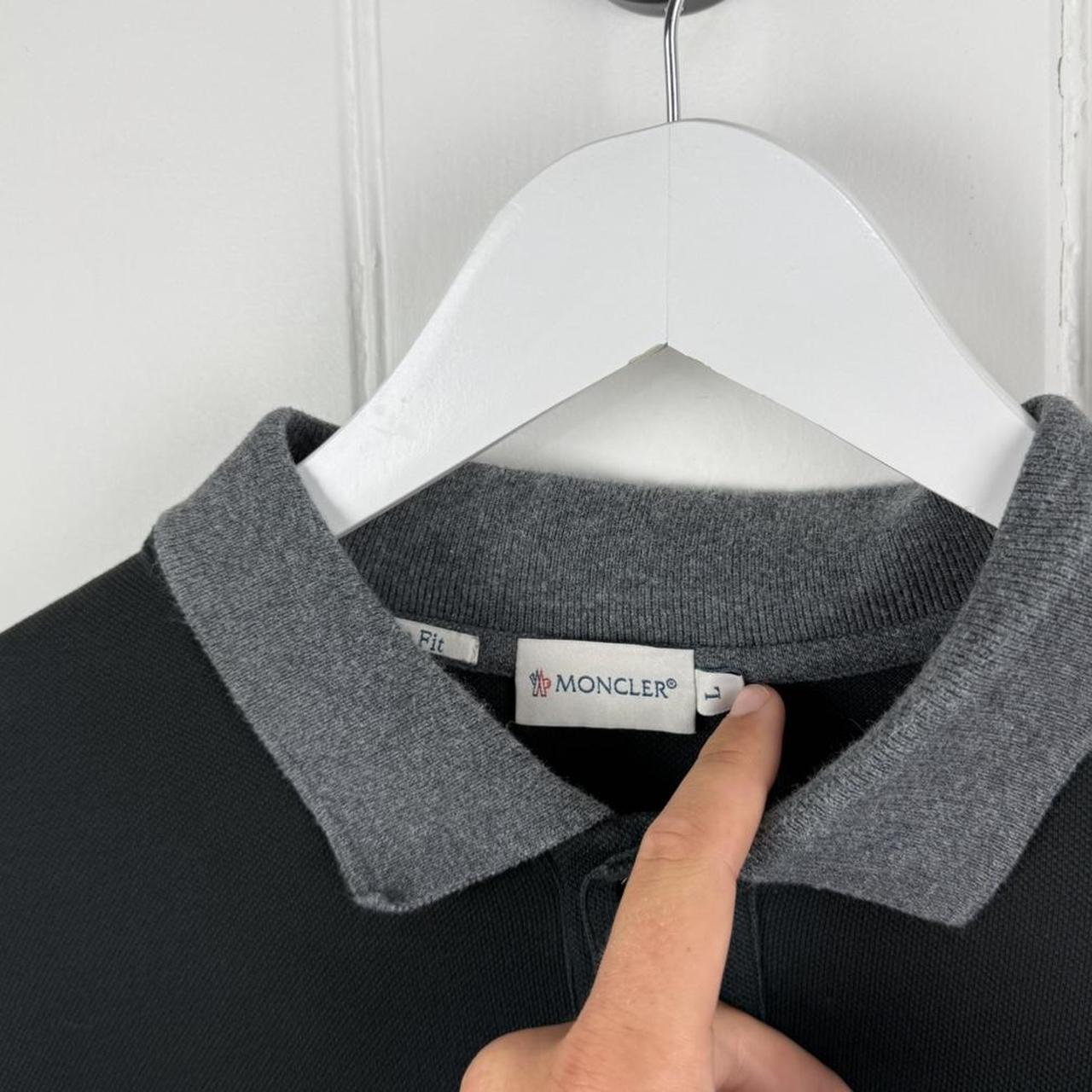 Moncler Longlseeve Polo Shirt (L)