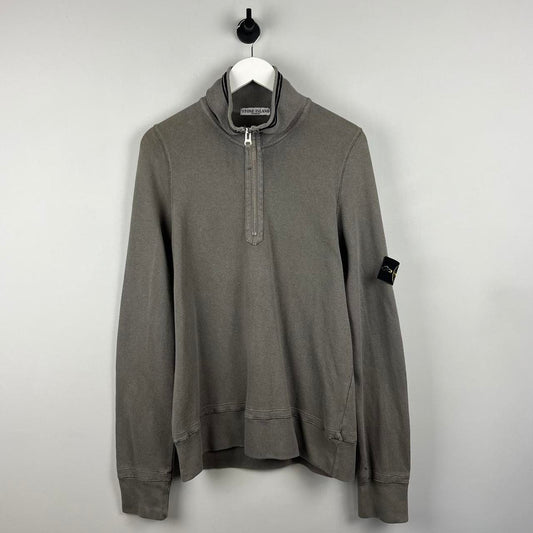 Stone Island Quarter Zip Jumper (L)