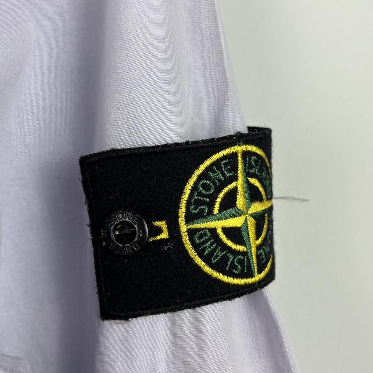 Stone Island Canvas Zip Over Shirt (M)