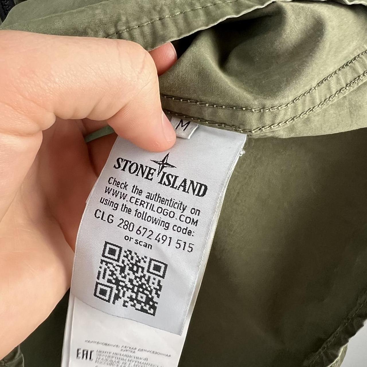 Stone Island Washed Canvas Over Shirt (M)