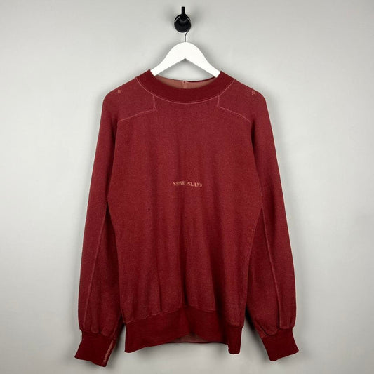 90s Stone Island Logo Jumper (L)