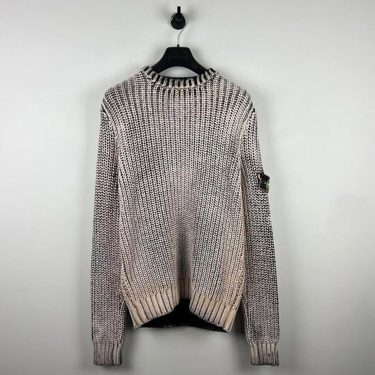 Stone Island Hand Corrosion Knit Jumper (XL/L)